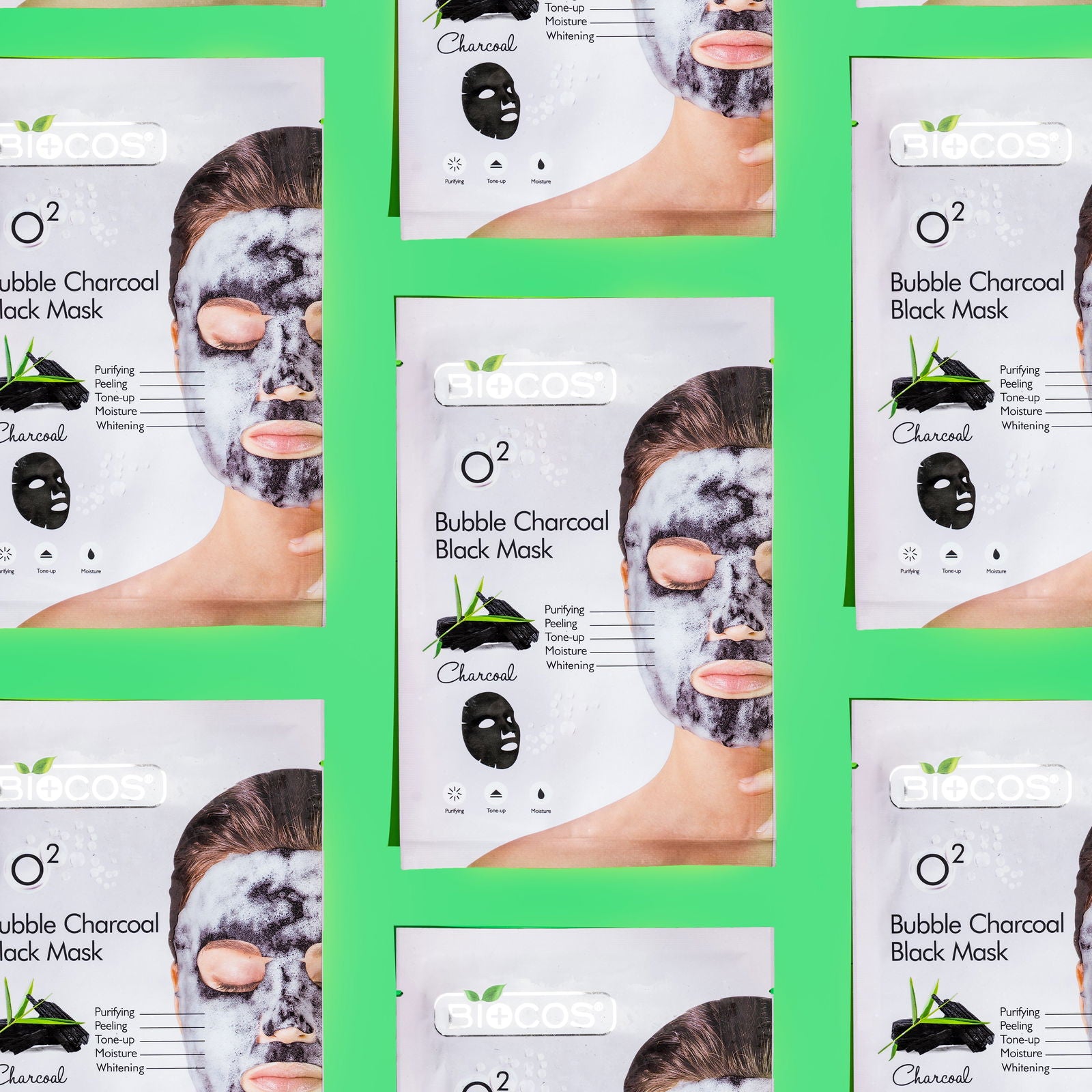 Bubble Charcoal Mask - Biocos