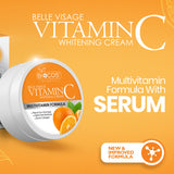 Belle Visage Vitamin C Cream - Brightening, Anti-Aging, & Collagen Boosting Formula with Vitamin C, Niacinamide, & Aloe Vera - Repairs Sun Damage, Fights Free Radicals, & Reduces Dark Spots - 16gm