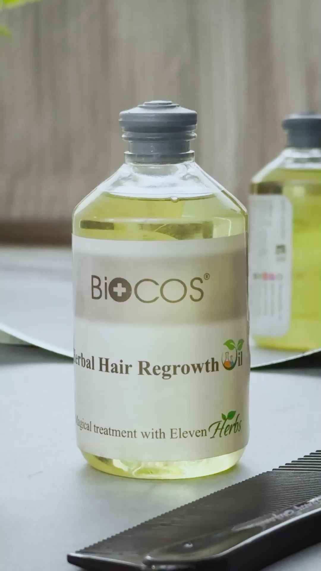 Herbal Hair Regrowth Oil - Nourishing Almond, Coconut & Black Seed Oils for Thicker, Stronger Hair - Promotes Natural Growth & Shine - 100ml